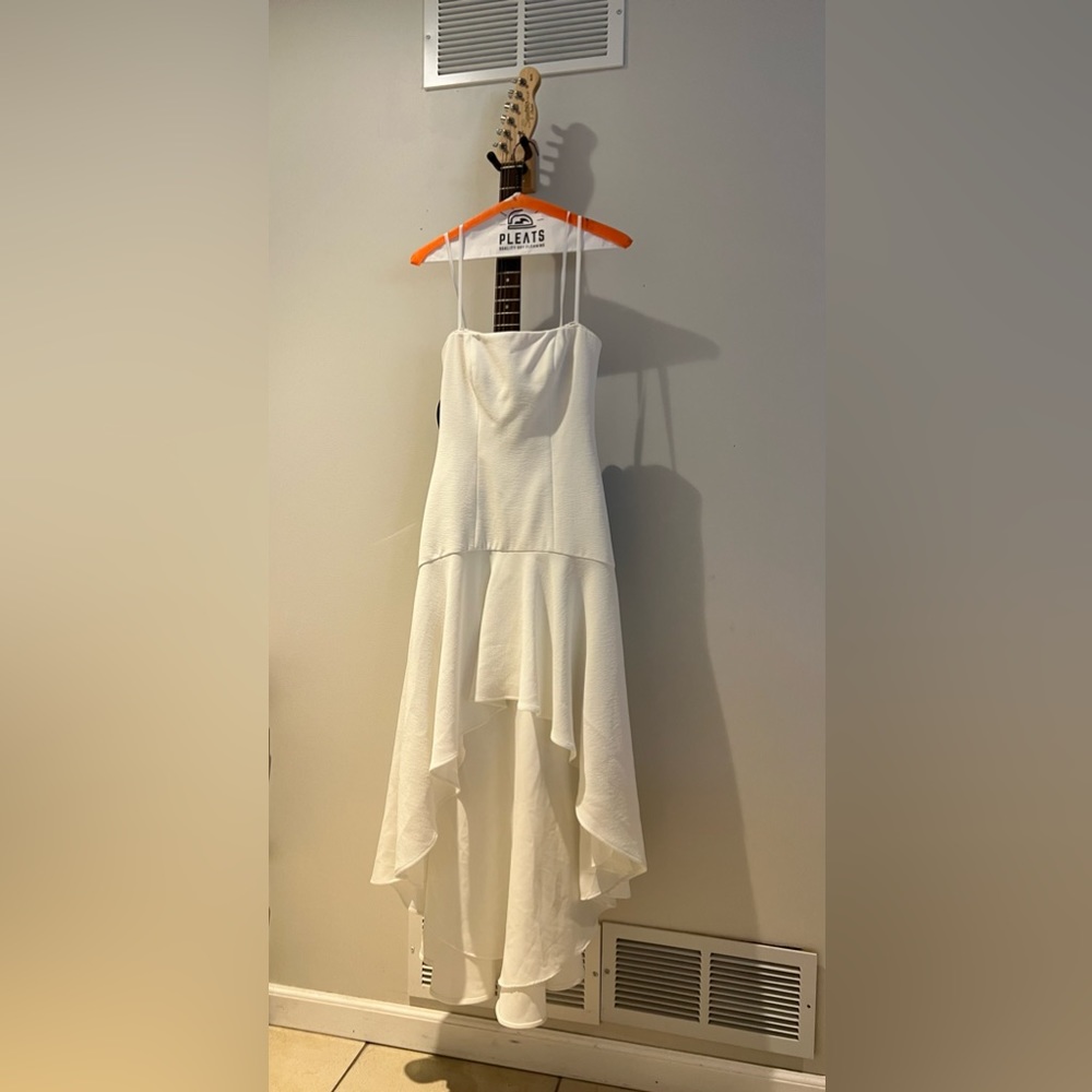 BCBG white dress